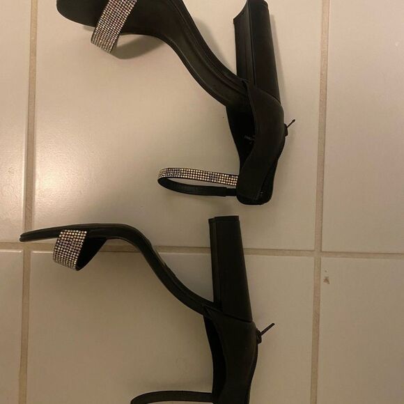 Charlotte Russe Rhinestone 4 Inch Heel Sparkly Glam NYE Size 7 - Picture 5 of 8